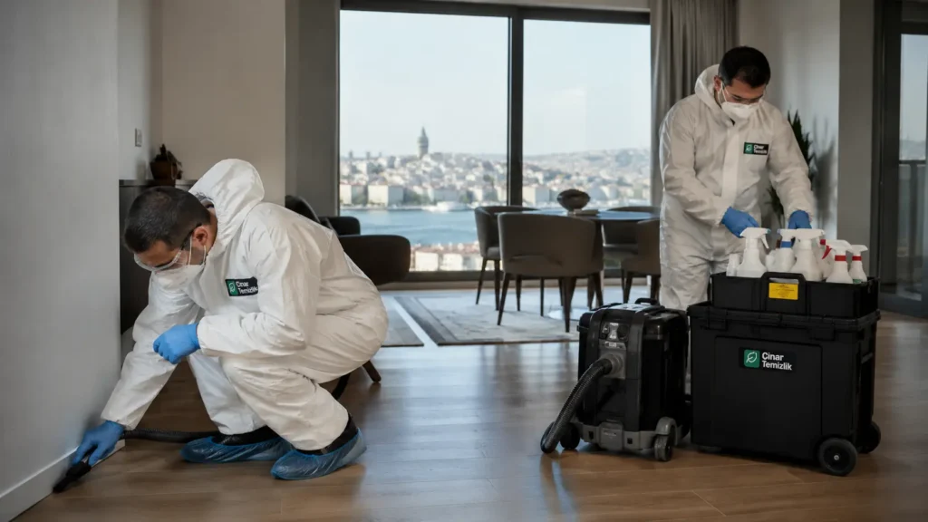 İstanbul’da olay yeri sonrası kontrollü ve profesyonel temizlik uygulaması