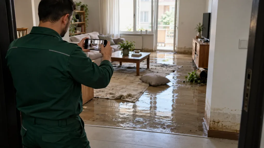 Su Baskını Sonrası Eksper Gelmeden Temizlik Yapılır mı?