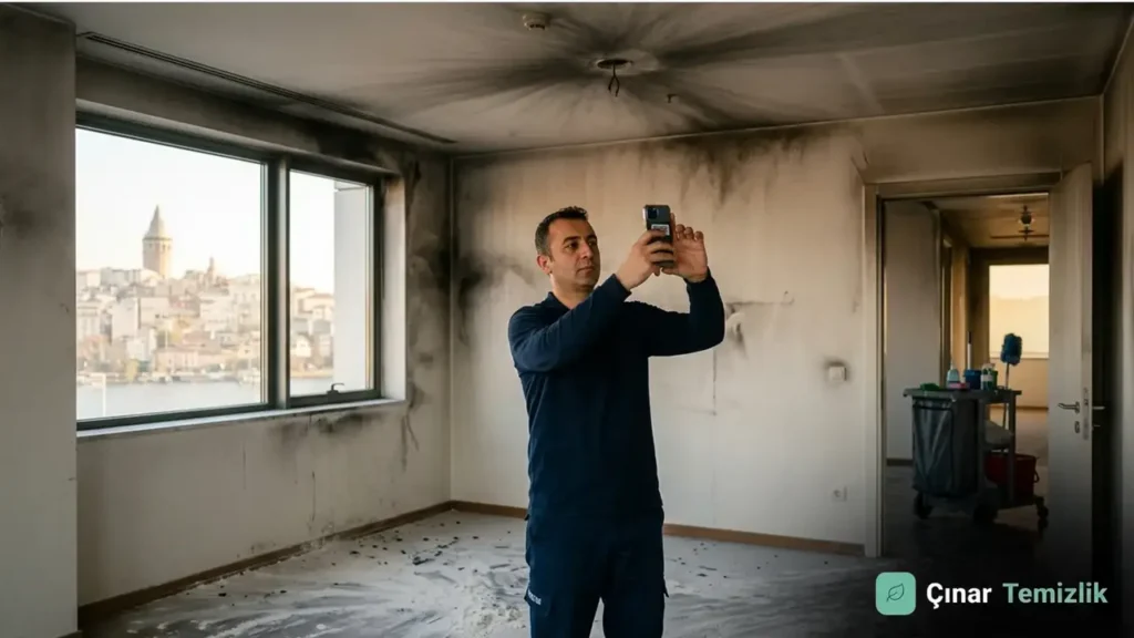 Yangın Sonrası Eksper Gelmeden Temizlik Yapılır mı?