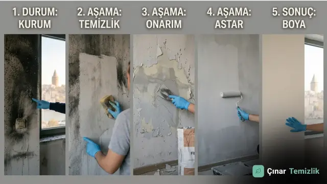 Yangın sonrası boyada sararma, leke geçişi, kabarma ve duman kokusunun olası nedenleri